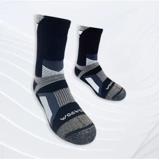 【WOAWOA】銀纖維羊毛登山襪-高筒(美麗諾羊毛 100%羊毛紗線 羊毛襪 登山襪 保暖襪 厚襪 9711044)
