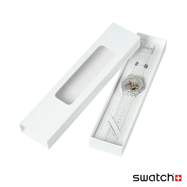 【SWATCH】New Gent 原創系列手錶CLEARLY NEW GENT 瑞士錶 錶(41mm)