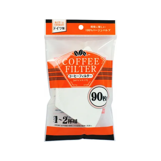 【MARUKI】日本漂白咖啡濾紙90枚(1~2杯)