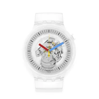 【SWATCH】BIG BOLD系列手錶CLEARLY BOLD 瑞士錶 錶(47mm)