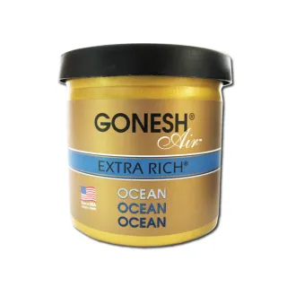 【日本GONESH】室內汽車用香氛固體凝膠空氣芳香劑(OCEAN 海洋香味78g/罐 長效8週持久芳香型)