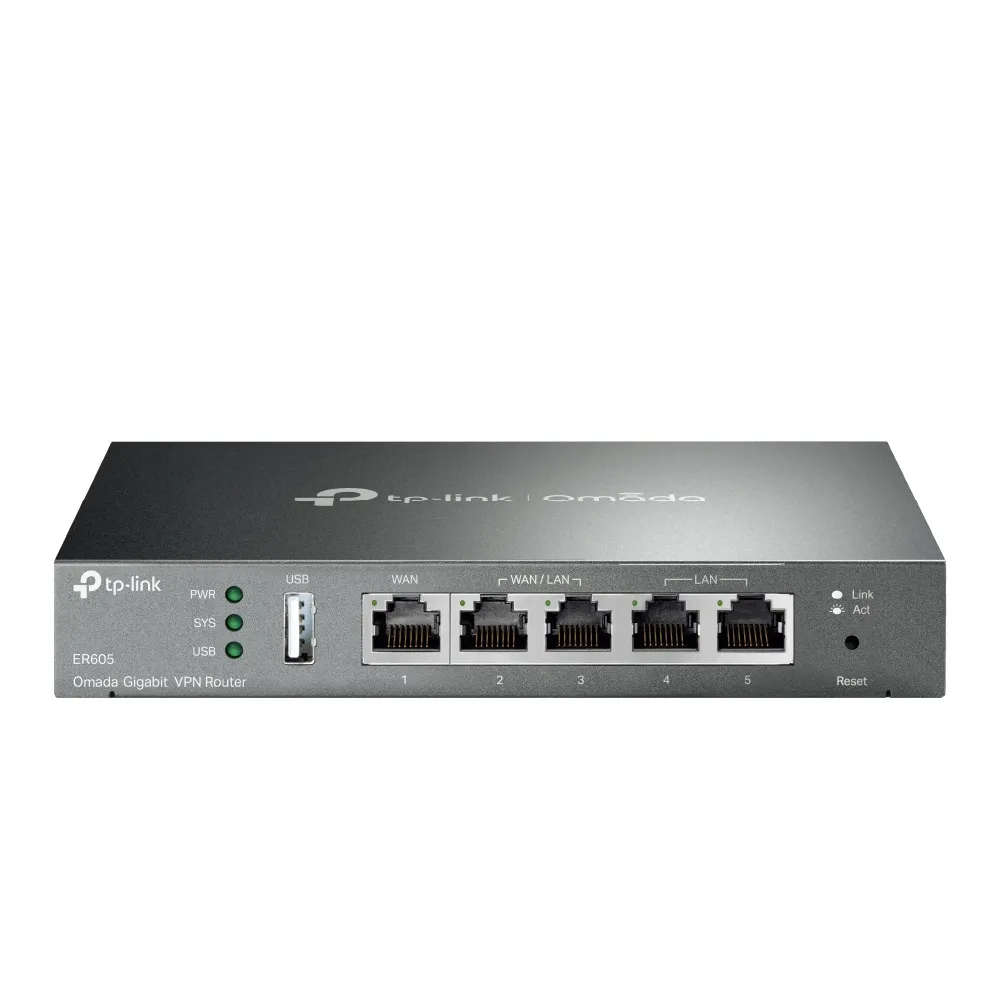 【TP-Link】ER605-UN-SafeStream Gigabit 多 WAN VPN 路由器/分享器