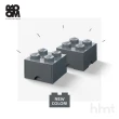 【LEGO 樂高】Room Copenhagen LEGO☆ Storage Brick 4樂高積木經典方塊四抽屜盒(樂高玩具收納盒)