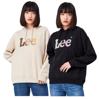【Lee】女裝 帽T / 十字繡LOGO 共2色 標準版型(LL210368K11 / LL21036897W)