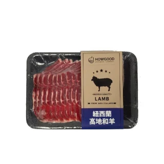 【嚴選好物HOWGOOD】紐西蘭和羊火鍋肉片 150GX4盒組(來自天堂般的食物)