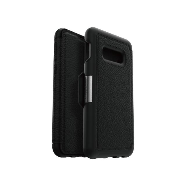 【OtterBox】Samsung Galaxy S10e 5.8吋 Strada步道者系列真皮掀蓋保護殼(黑)