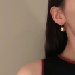 【00:00】韓國設計極簡金屬圓球造型耳環(極簡耳環 圓球耳環 金屬耳環)