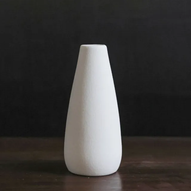 【JEN】白色陶瓷花瓶高12.5cm(029)