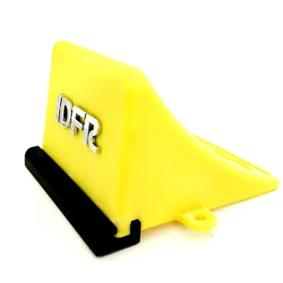 【IDFR】停車止滑車輪擋-小款-黃色-1組2入(停車擋 止滑擋 輪擋 輪胎擋 三角擋)