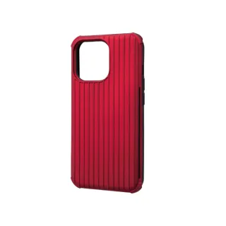 【Gramas】iPhone 13 Pro 6.1吋 Rib 軍規防摔經典手機殼(紅)
