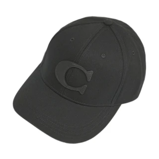 【COACH】黑XC棉布棒球帽