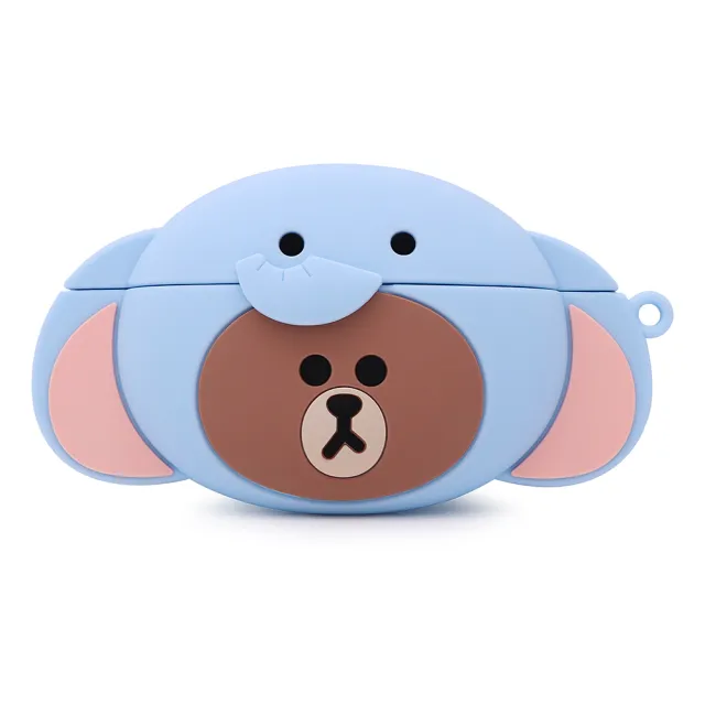 【GARMMA】AirPods 1/2代 LINE FRIENDS 保護套(叢林系列)