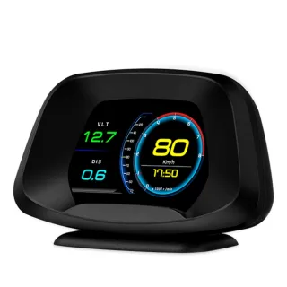 【一朵花汽車百貨】P19 抬頭顯示器 HUD 抬頭 OBDll GPS HUD 多功能 水溫 時速 轉速 油耗 行駛里程