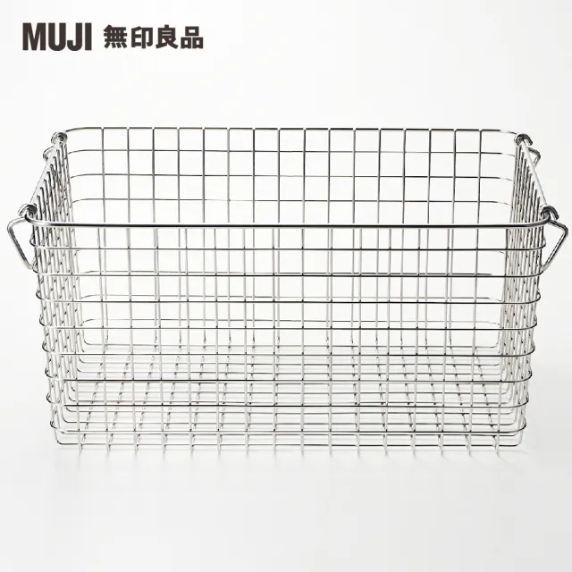 【MUJI 無印良品】不鏽鋼收納籃4