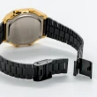 【CASIO 卡西歐】復古電子系列錶款-金x黑(A168WEGB-1B)