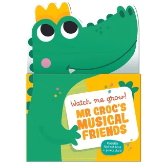 【Song Baby】Book ＆ Growth Chart Mr. Croc’s Musical Friends 鱷魚先生的音樂朋友(故事書+成長尺)