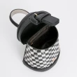 【Arnold Palmer 雨傘】水桶包附長背帶 Checkerboard系列(黑色)
