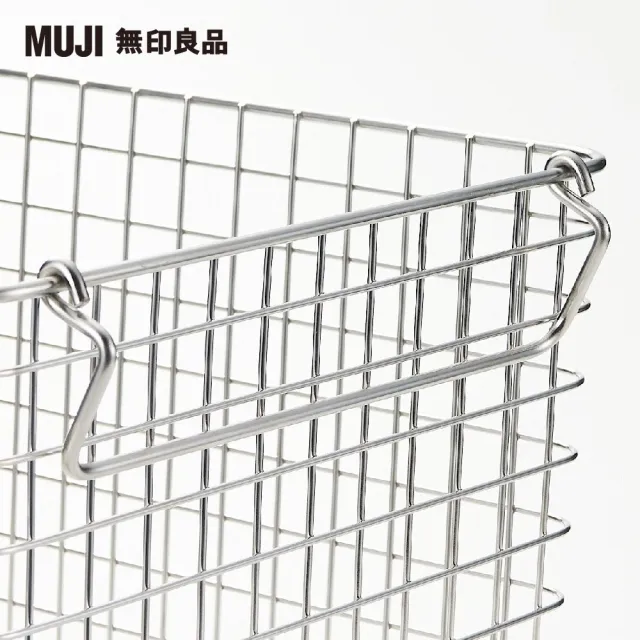 【MUJI 無印良品】不鏽鋼收納籃5