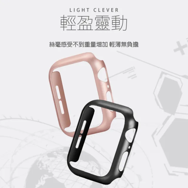 Apple watch 44mm 輕薄質感霧面烤漆錶框(Apple watch 44mm保護殼)