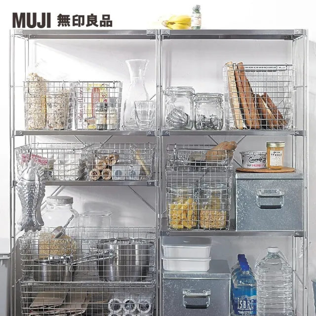 【MUJI 無印良品】不鏽鋼收納籃2