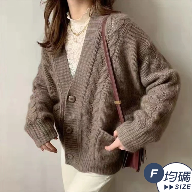 Just Wear 佳葳 休閒口袋針織外套-附帽子(女上衣/