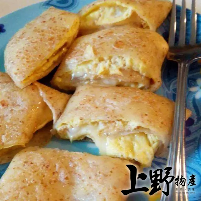 【上野物產】5包共150片 素食全麥蛋餅皮(1800g±10%/30片/包 素食 低卡 早餐)