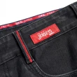 【EDWIN】男裝 東京紅360°迦績彈力機能錐形牛仔褲(黑色)