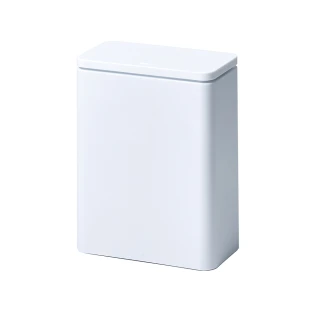 【日本ideaco】防臭按壓式桌邊/落地垃圾桶-3L(防疫 抗菌 抑菌 彈蓋 浴室 廁所)
