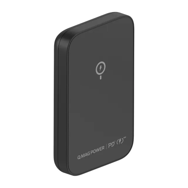 【Momax】Q.mag power磁吸式無線充電行動電源5000mAh_附線(2色)