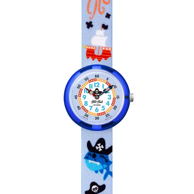 【Flik Flak】AHOY MATEY 手錶 瑞士錶 錶(31.85mm)