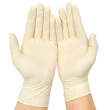【AQUAGLOVE】醫療級 無粉乳膠手套(居家照護 實驗室 美容 霧眉 彈性佳 貼手)