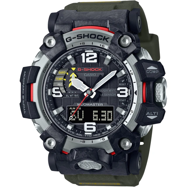 CASIO 卡西歐 G-SHOCK MUDMASTER太陽能泥人錶 禮物 開學(GWG-2000-1A3)