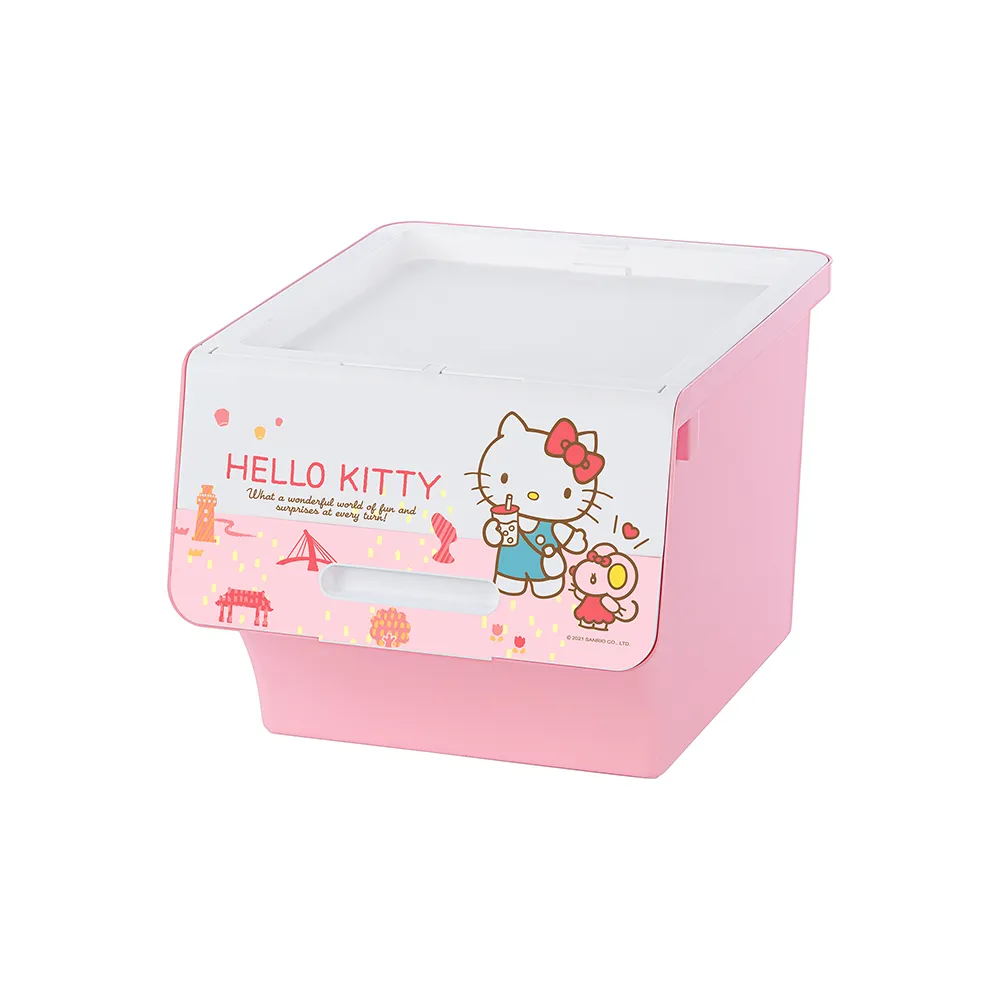 【KEYWAY 聯府】面寬38.7-Kitty直取式整理箱40L-3入 遊台灣(MIT台灣製造)