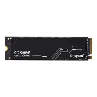 【Kingston 金士頓】KC3000 1TB M.2 2280 PCIe 4.0 ssd固態硬碟 (★SKC3000S/1024G) 讀 7000M/寫 6000M