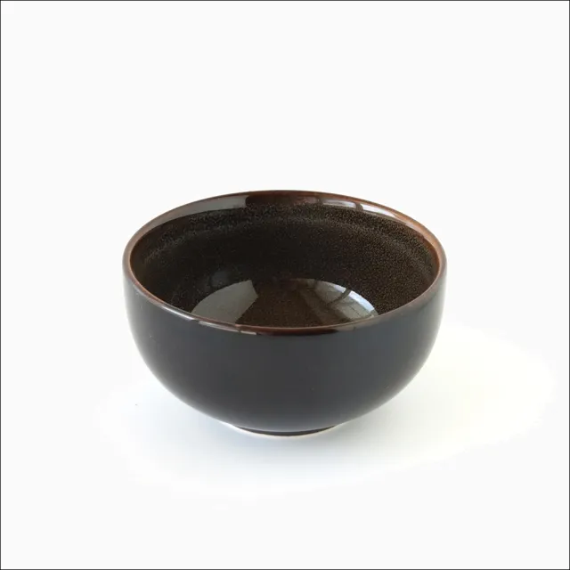 【HOLA】晴陽窯燒4.5吋飯碗 棕色