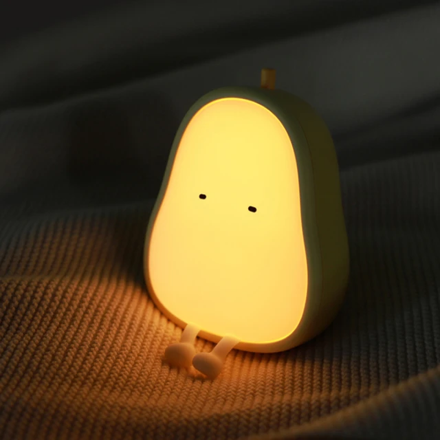 【BeOK】創意西洋梨造型小夜燈 USB充電夜燈