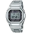 【CASIO 卡西歐】G-SHOCK 全金屬 太陽能 電波藍牙多功能腕錶 母親節 禮物(GMW-B5000D-1)
