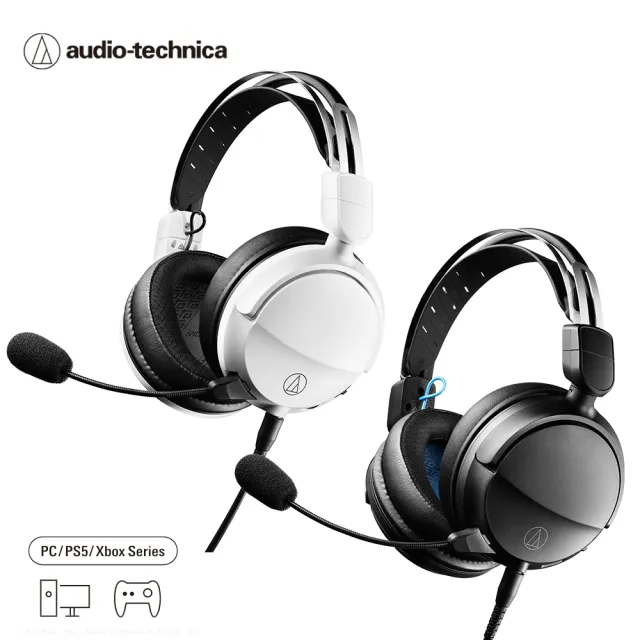 【audio-technica 鐵三角】鐵三角 ATH-GL3 遊戲專用耳機麥克風組(密閉型耳機)