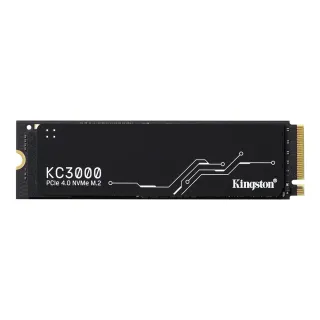 【Kingston 金士頓】KC3000 2TB M.2 2280 PCIe 4.0 ssd固態硬碟 (SKC3000D/2048G) 讀 7000M/寫 7000M