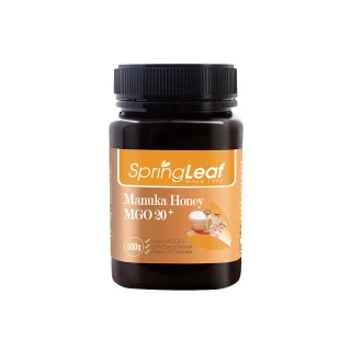 【HEALTH NATURE】SpringLeaf澳洲麥盧卡蜂蜜MGO20+ 500g(麥盧卡、蜂蜜、MGO)