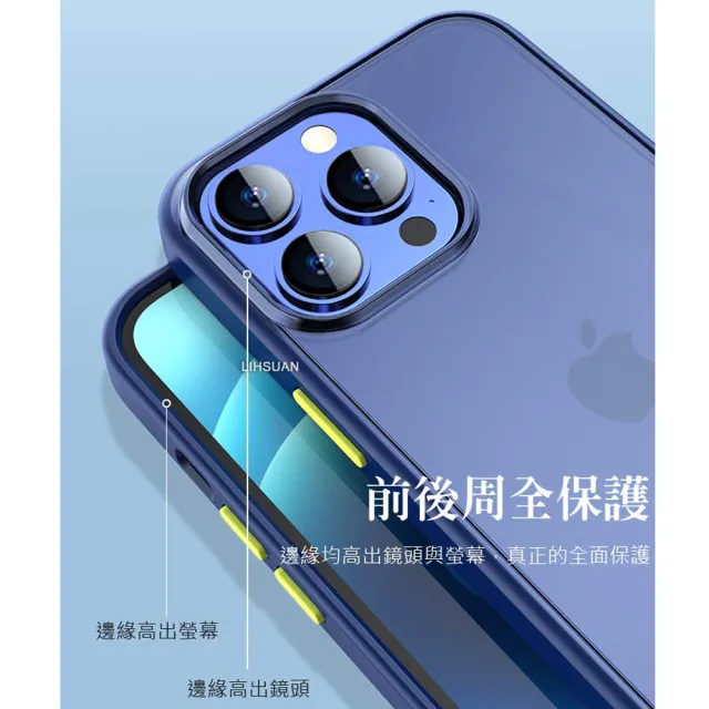 【TOTU 拓途】iPhone 13 /13 Mini/13 Pro/13 Pro Max 防摔手機保護殼全包撞色可拆按鍵 晶剛系列