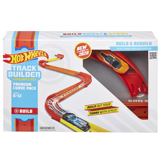 Hot Wheels 風火輪 拼接系列-彎曲軌道