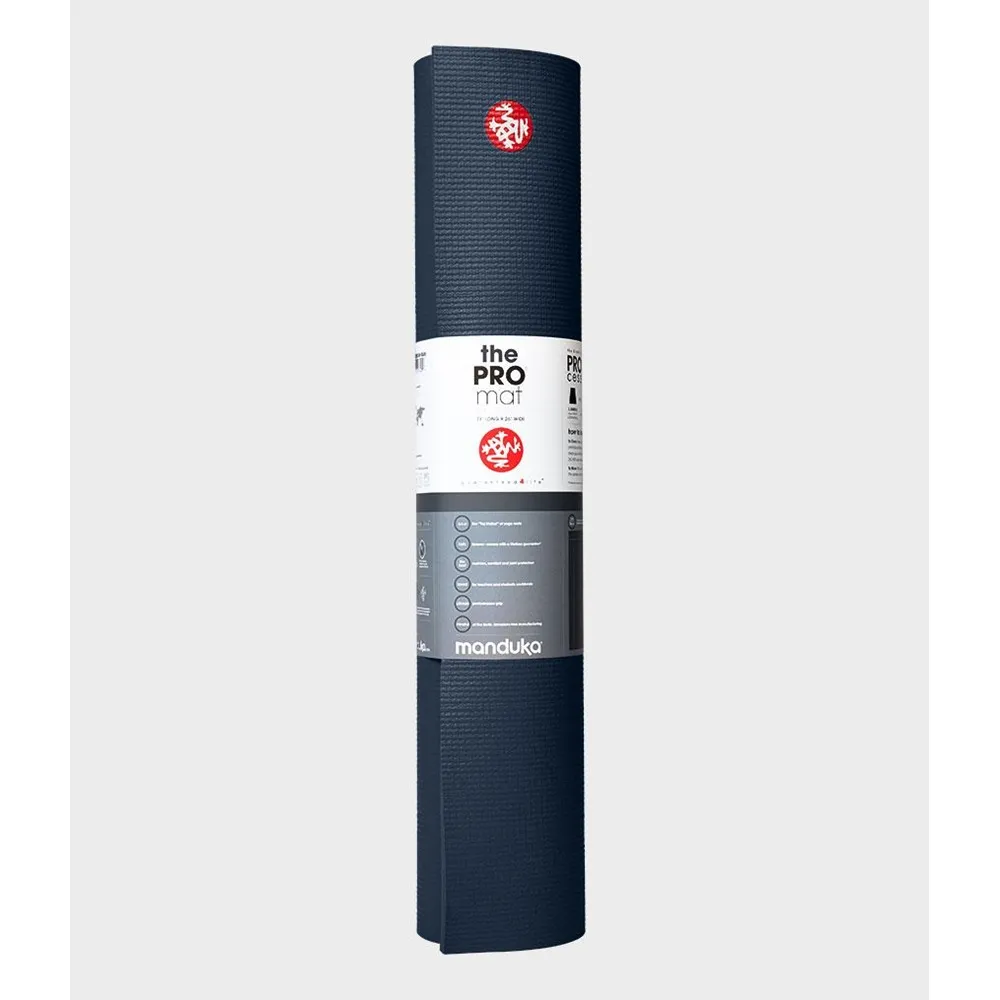 【Manduka】PRO Mat 瑜珈墊 6mm - Midnight(高密度PVC瑜珈墊)