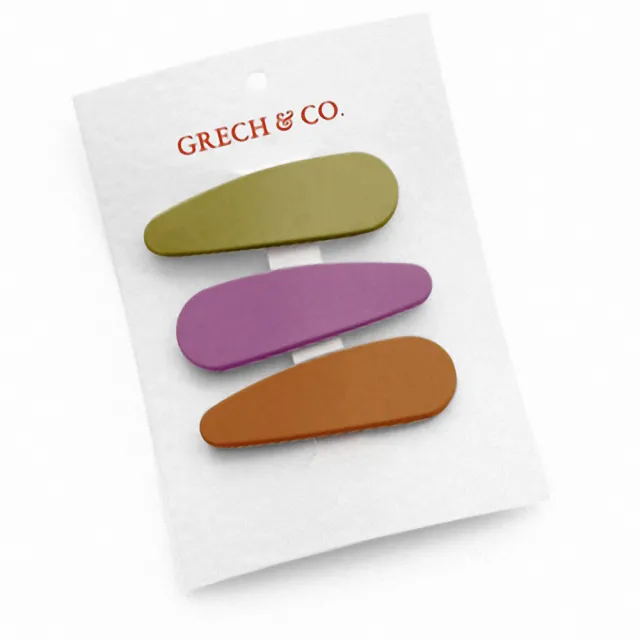 【GRECH&CO】髮夾三入組(兒童髮夾 親子髮夾)