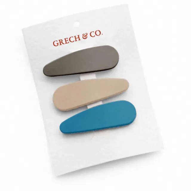 【GRECH&CO】髮夾三入組(兒童髮夾 親子髮夾)