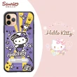 【apbs】三麗鷗 Kitty iPhone 11 Pro Max / 11 Pro / 11 減震立架手機殼(街舞凱蒂)
