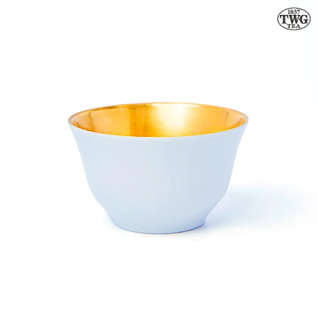 【TWG Tea】魅幻茶杯 Glamour Tea Bowl In Gold and White(珍珠白/160ml)