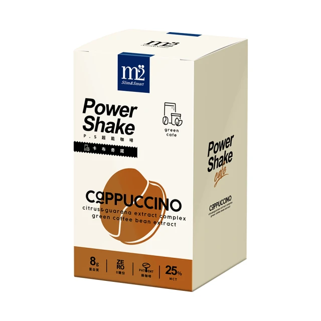 【m2 美度】超能咖啡-卡布奇諾(7包/盒)