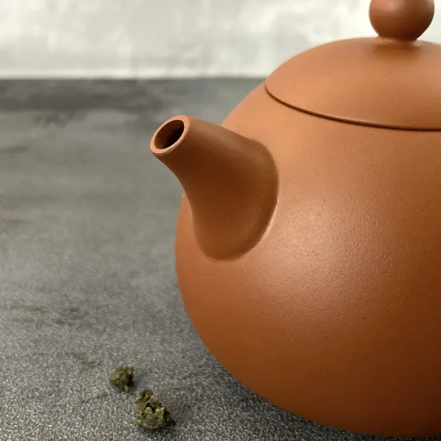 台灣製造】日式側把壺260ml 橫手急須壺鶯歌陶藝之美(茶具茶壺朱