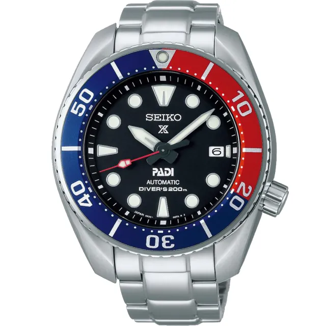 【SEIKO 精工】Prospex SCUBA PADI 潛水機械錶-45mm 送行動電源 畢業禮物(SPB181J1/6R35-00R0R)